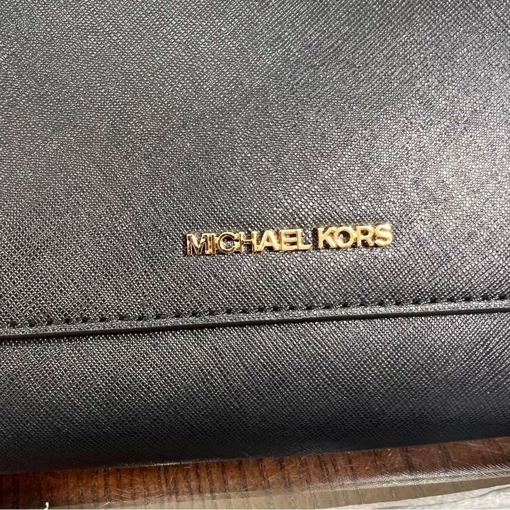 MICHAEL KORS Saffiano Leather 3-in-1 Crossbody. Jet Set Travel bag NWT - Picture 6 of 15